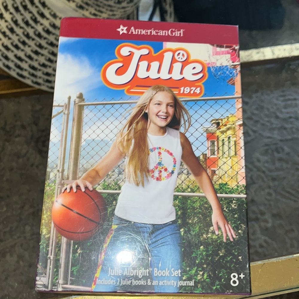 New in wrapper Julie American Girl book set
